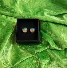 Load image into Gallery viewer, Dichroic Stud Nev Earrings
