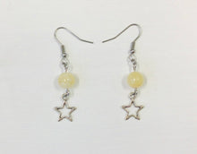 Load image into Gallery viewer, Yellow Topaz Bead &amp; Charm Earrings by Nev
