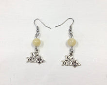 Load image into Gallery viewer, Yellow Topaz Bead &amp; Charm Earrings by Nev
