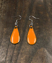 Load image into Gallery viewer, Hand Crafted Copper Enamel Earrings by Nev
