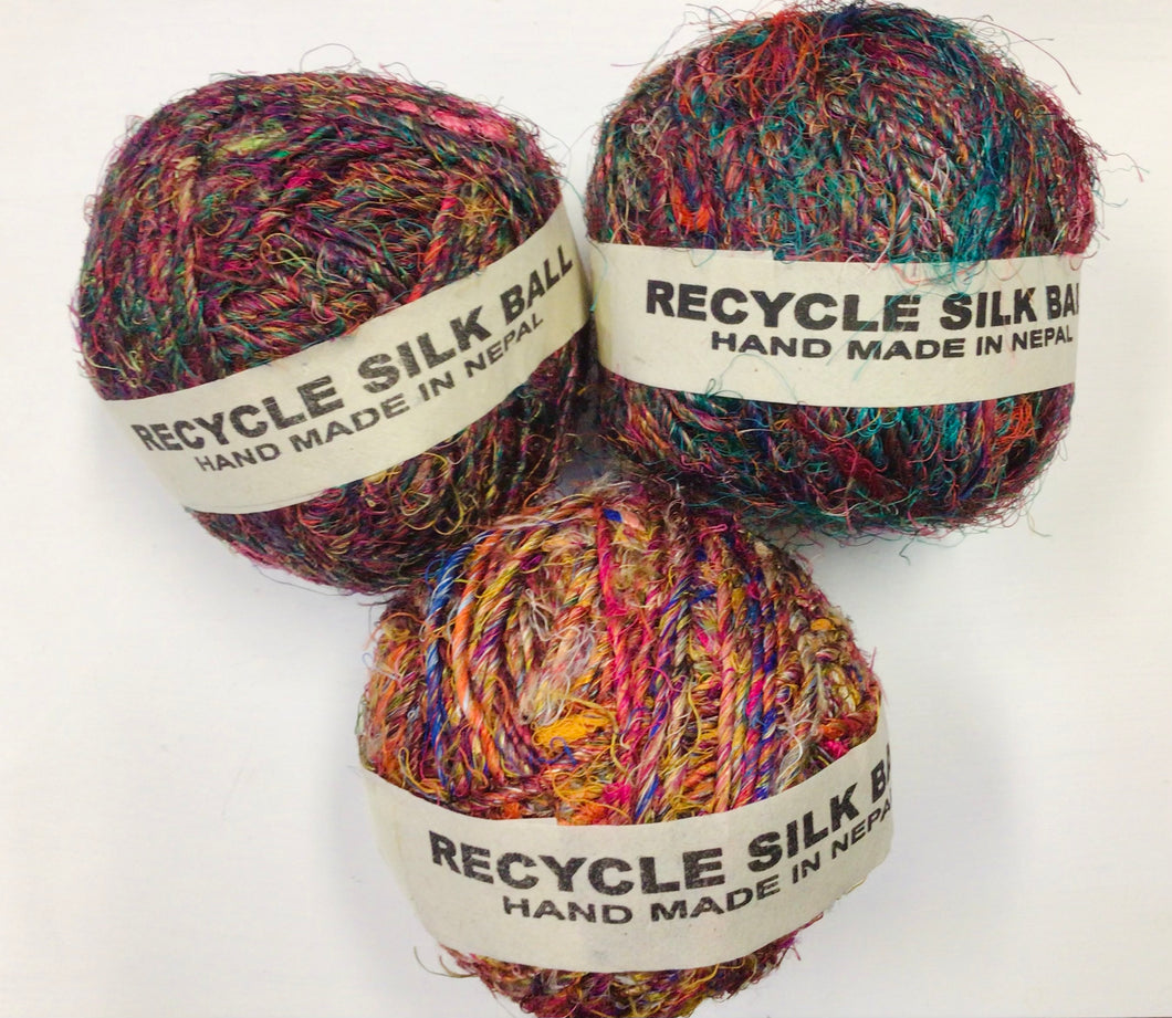 Recycled Silk Yarn