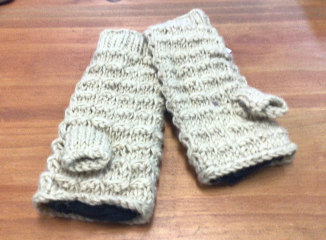 Cable Knit Hand Warmers
