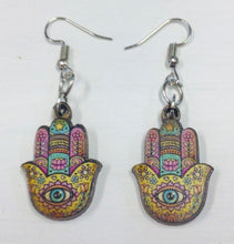 Load image into Gallery viewer, Mexican Day of the Dead Wooden Earrings
