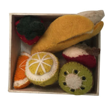 Load image into Gallery viewer, Wool Felted Fruit Box Set
