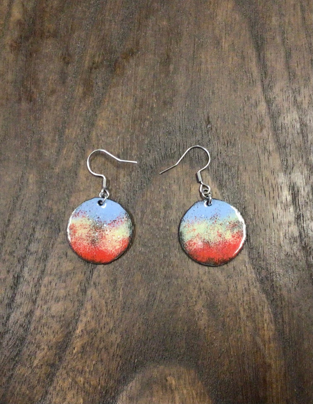 Meadow Handcrafted Enamel Earrings