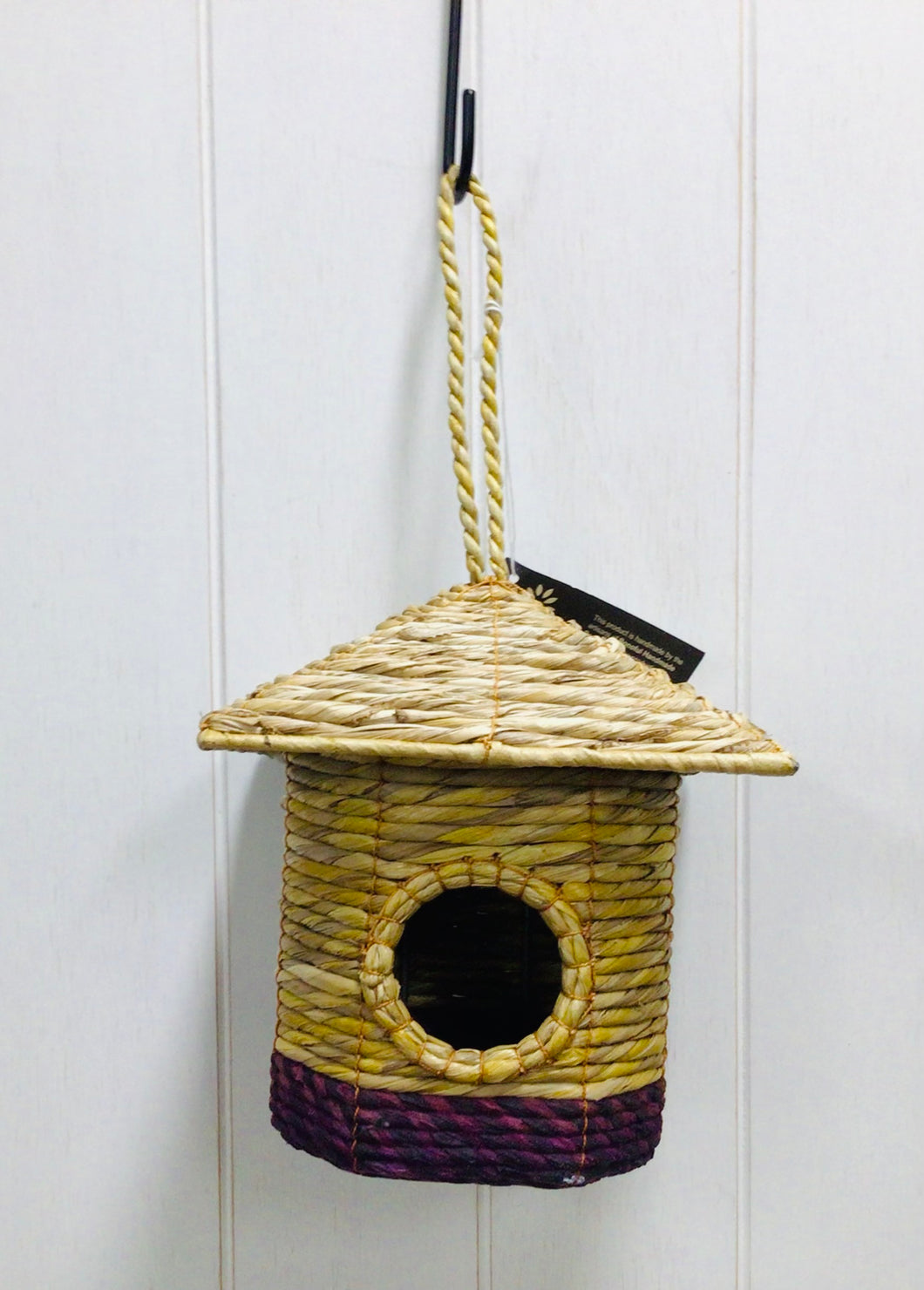 Sari and Sea Grass Round Bird House