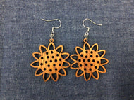Rosewood Coneflower Earrings by Nev