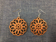 Rosewood Endless Petals Flower Earrings by Nev