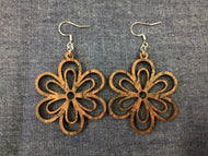 Rosewood Loopy Flower Earrings by Nev