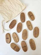 Wooden Sign Language Set