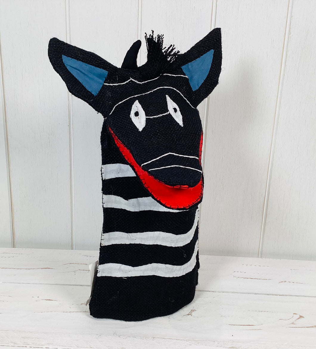 Zebra Hand Puppet