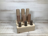 Nine Pole Wooden Puzzle