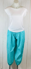 Load image into Gallery viewer, Hazel Pants Aqua Daisy
