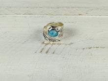 Load image into Gallery viewer, Stone and  Feather Wrap Ring
