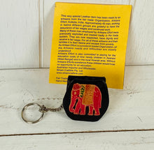 Load image into Gallery viewer, Leather Mini Purse Keyring
