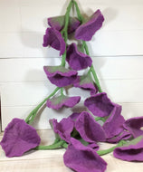 Wool Felt Flower Vine
