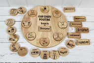 Daily Routine Circle Chart
