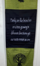 Load image into Gallery viewer, Tree Family Banner Wall Hanging
