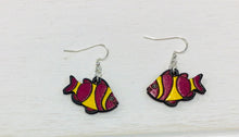 Load image into Gallery viewer, Fish Wooden Hand Painted Earrings NEV
