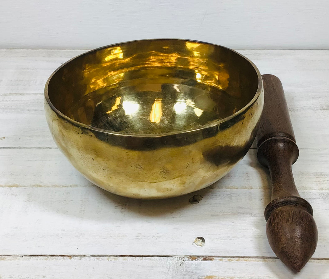 Shiny Brass Singing Bowl KH863