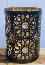 Load image into Gallery viewer, Jali Bronzed Votive Lantern
