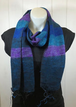 Load image into Gallery viewer, Wool Mix Stripe Scarf
