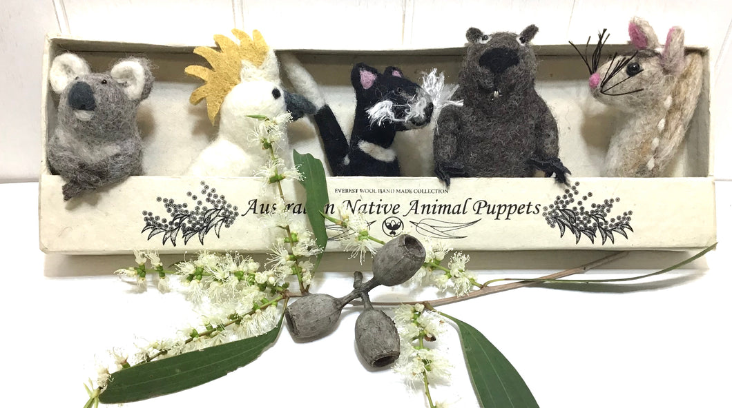 Wool Felt Finger Puppet Sets