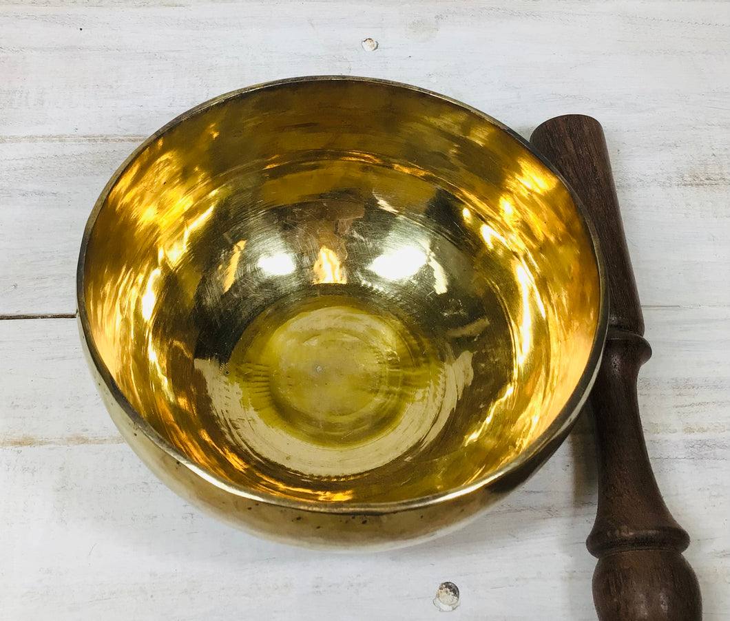 Shiny Brass Singing Bowl KH863
