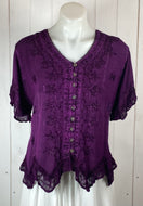 Embroidered Top R197