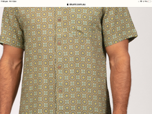 Load image into Gallery viewer, Skumi  Short Sleeve Rayon Shirt
