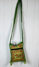 Load image into Gallery viewer, Elephant Embroidered Shoulder Bag
