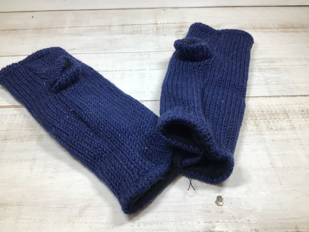 Wool Hand Warmer Gloves  Plain