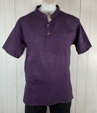 Load image into Gallery viewer, Cotton  Mandarin Collar Shirt
