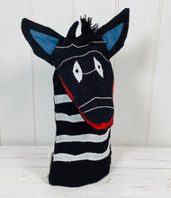 Load image into Gallery viewer, Zebra Hand Puppet

