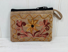 Load image into Gallery viewer, Suede Floral Purse
