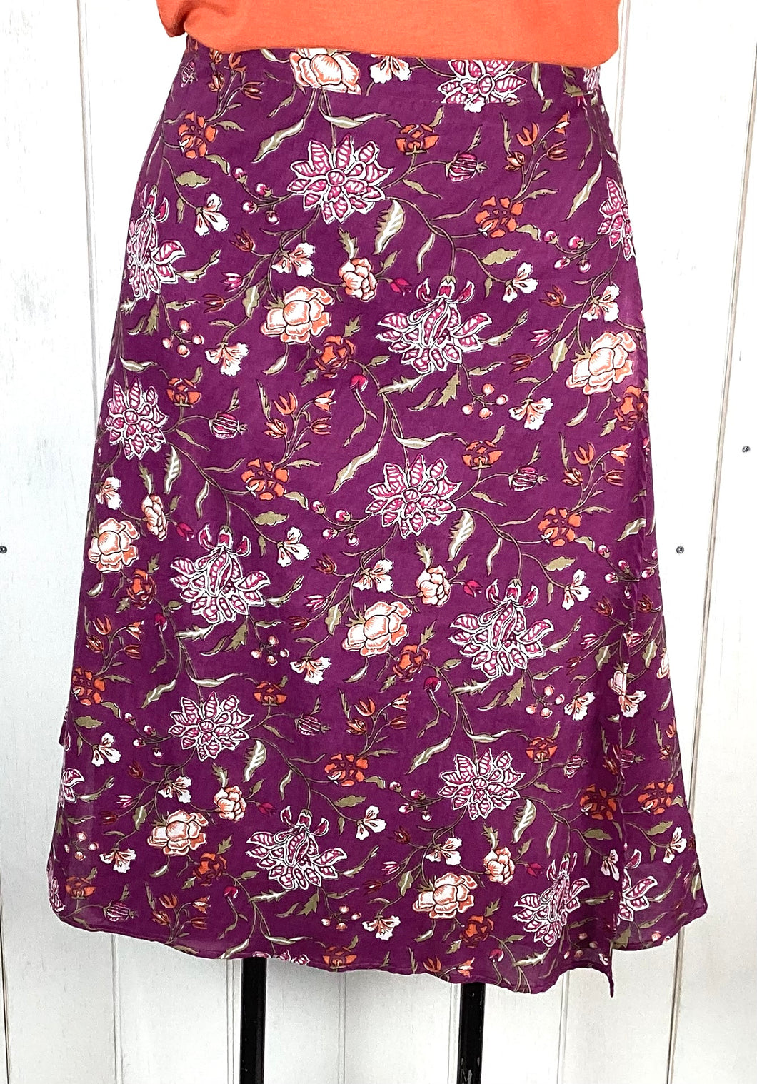 Anika Wrap Skirt Purple Thistle