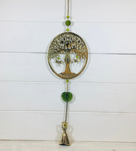 Load image into Gallery viewer, Brass Tree Goddess/ Dragonfly Mobile
