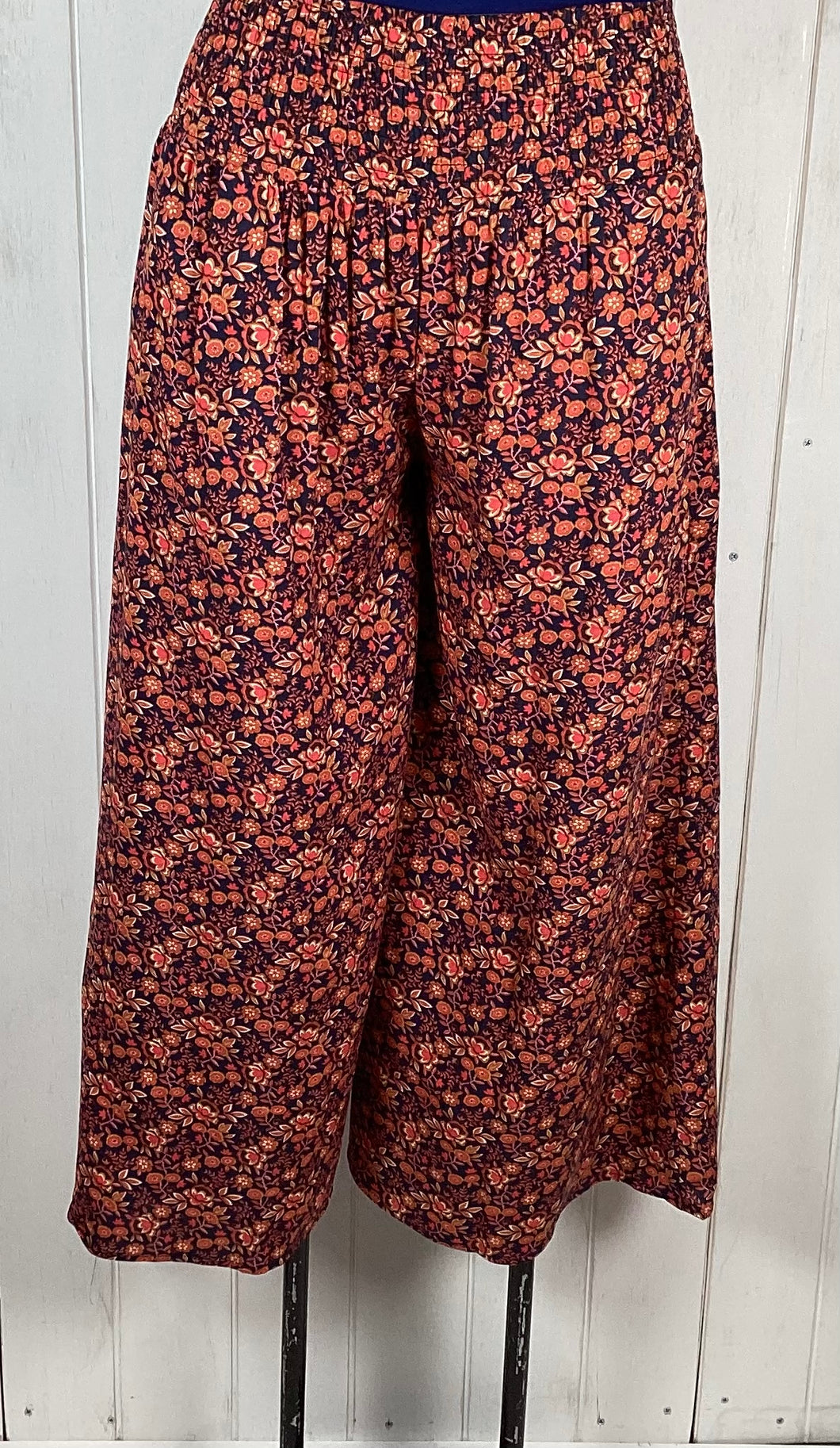 Autumn Floral Umbrella Pants