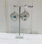 Tree of Life Centre stone Earrings