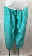 Load image into Gallery viewer, Hazel Pants Aqua Daisy
