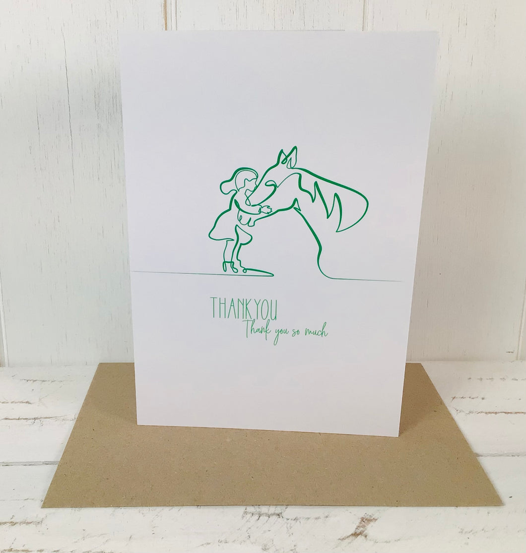 Wordhorse Thankyou and Gratitude Card