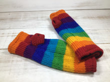 Load image into Gallery viewer, Wide Stripe Wool Hand Warmers
