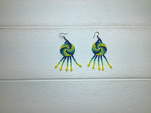 Load image into Gallery viewer, Huichol Swirl Earrings
