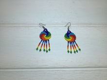 Load image into Gallery viewer, Huichol Swirl Earrings
