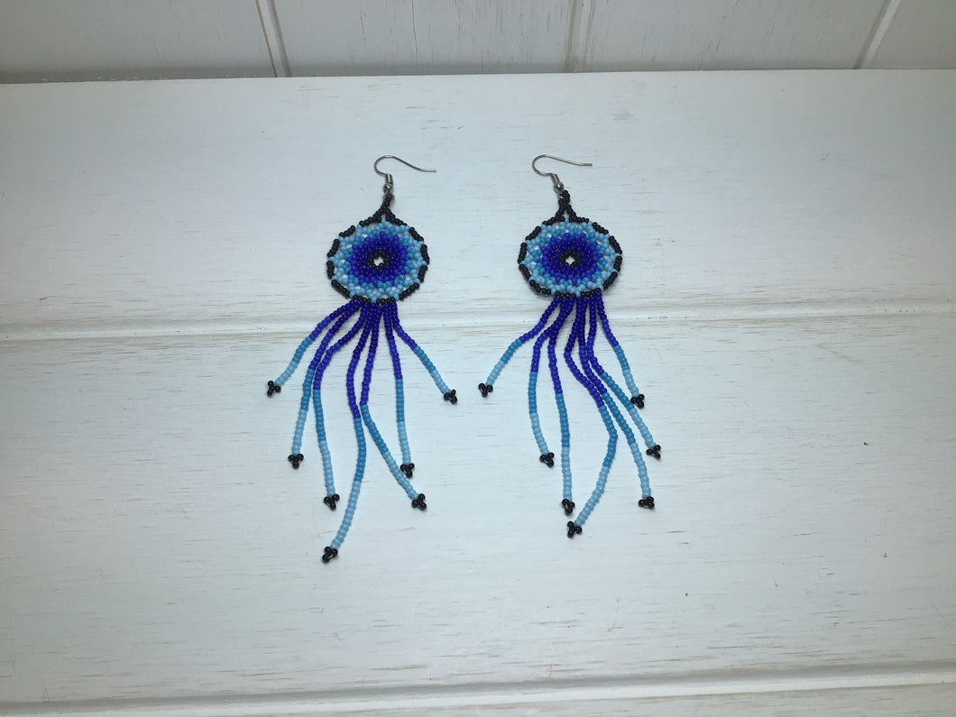 Huichol Dream Catcher Earrings